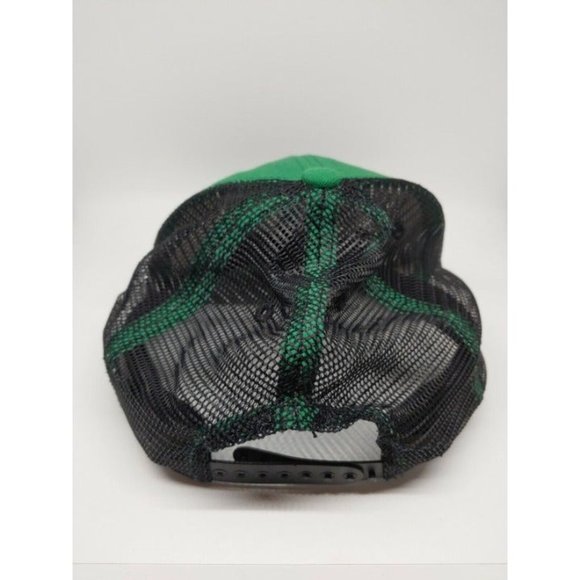 Flat Fitty Minecraft Creeper Green & Black Mesh Trucker Snapback Hat Cap Sandbox - Picture 5 of 8